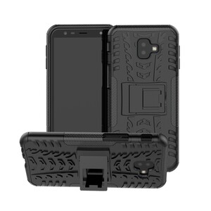 Outdoor Case Tire Rutschfest Kickstand Reifen H�lle f�r Samsung Galaxy J6+ 2018
