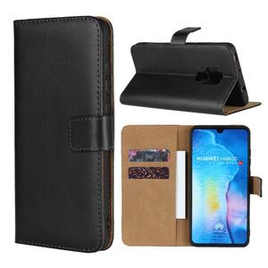 Wallet Case f�r Huawei Mate 20 TPU Split Echt Leder