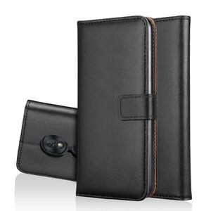 Wallet Case f�r Motorola Moto G7 PLAY Genuine Split Echt Leder Tasche