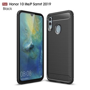 TPU Case f�r Huawei P SMART 2019 Carbon Skin Brushed H�lle