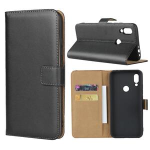 Wallet Case f�r Xiaomi Redmi 7 TPU Echt Leder Handy Tasche
