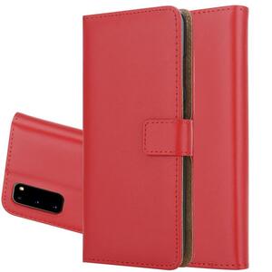 Wallet Case f�r Samsung Galaxy S20 Genuine Split Echt Leder Handy Tasche