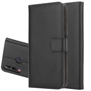 Wallet Case fr Huawei P40 LITE E Genuine Split Echt Leder Handy Tasche