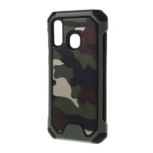 Outdoor Case f�r Samsung Galaxy A40 TPU Hybrid Camouflage
