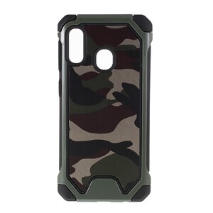 Outdoor Case f�r Samsung Galaxy A20e TPU Hybrid Camouflage