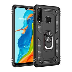 Outdoor Case fr Huawei P30 LITE TPU PC Hybrid Sergeant Armor Metall Ring Hlle
