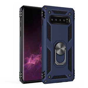 Outdoor Case f�r Samsung Galaxy S10+ TPU Hybrid Sergeant Armor Metall Ring H�lle