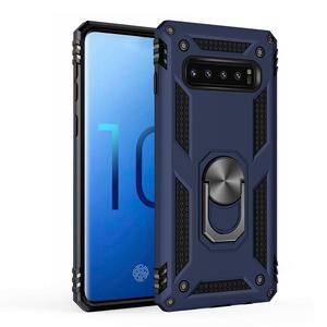 Outdoor Case f�r Samsung Galaxy S10 TPU Hybrid Sergeant Armor Metall Ring H�lle
