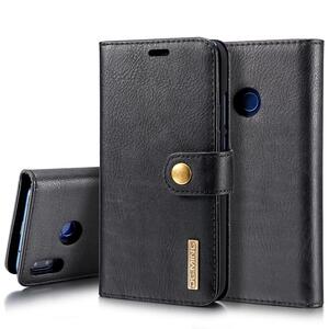 DG.MING Wallet Case fr Huawei P20 LITE Echt Leder Handy Tasche 2in1 Hlle Etui