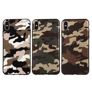TPU Case f�r Apple iPhone XS MAX Camouflage Muster Flexi Handyh�lle Tarn Cover