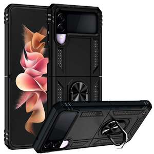 Outdoor Case f�r Samsung Galaxy Z FLIP3 TPU Hybrid Sergeant Armor Ring H�lle