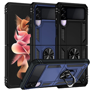 Outdoor Case f�r Samsung Galaxy Z FLIP3 TPU Hybrid Sergeant Armor Ring H�lle