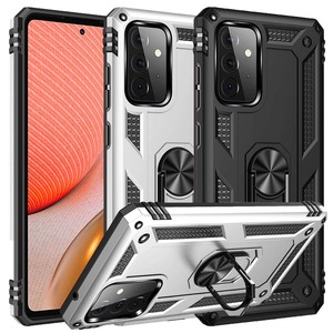 Outdoor Case f�r SAMSUNG GALAXY A72 TPU Hybrid Sergeant Armor Ring H�lle Cover