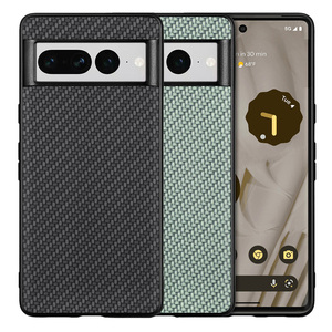 TPU Hlle fr Google Pixel 7 PRO Carbon Fiber Texture Optik Schutz Backcover