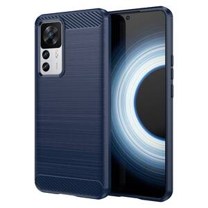 TPU H�lle f�r Xiaomi 12T 12T PRO Carbon Fiber Skin Brushed Schutzcover Case