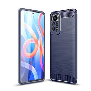 TPU H�lle f�r Xiaomi Redmi Note 11 Carbon Fiber Skin Brushed Schutzcover Case