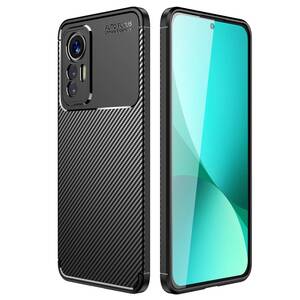 TPU H�lle f�r Xiaomi 12 LITE Carbon Fiber Muster Textur Shockproof Cover Case