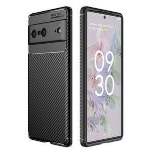 TPU Hlle fr Google Pixel 7 Carbon Fiber Muster Textur Shockproof Cover Case
