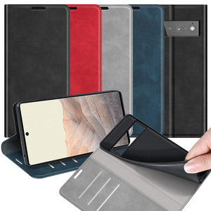 Handy Tasche fr Google Pixel 6 PRO Retro Skin Magnetic Klappetui Schutzhlle