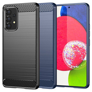 TPU H�lle f�r Samsung Galaxy A53 Carbon Fiber Skin Brushed Schutzcover Soft Case