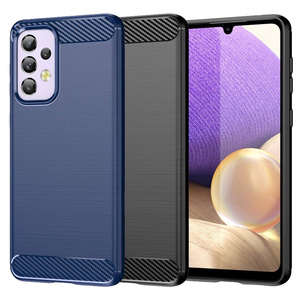 TPU H�lle f�r Samsung Galaxy A33 5G Carbon Fiber Skin Brushed Backcover Case