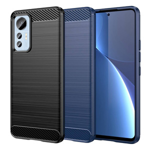 TPU H�lle f�r Xiaomi 12 LITE Carbon Fiber Skin Brushed Schutzcover Soft Case