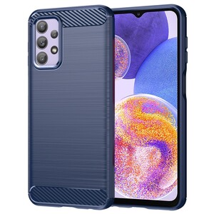 TPU H�lle f�r Samsung Galaxy A23 Carbon Fiber Skin Brushed Schutzcover Soft Case