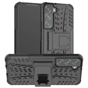Outdoor H�lle f�r Samsung Galaxy S22 Tire Rutschfest Kickstand PC TPU Cover Case