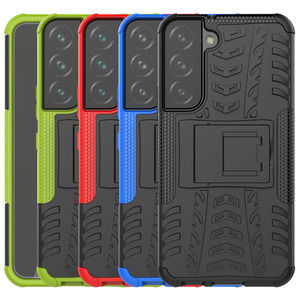 Outdoor H�lle f�r Samsung Galaxy S22 Tire Rutschfest Kickstand PC TPU Cover Case