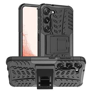 Outdoor H�lle f�r Samsung Galaxy S23 Tire Rutschfest Kickstand PC TPU Cover Case