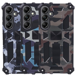 Outdoor H�lle f�r Samsung Galaxy S24 PLUS Camouflage Shockproof PC Schutzcover