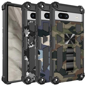 Outdoor Hlle fr Google Pixel 7a Camouflage Shockproof Schutz Cover Armor Kick