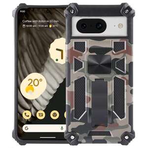 Outdoor Hlle fr Google Pixel 8 Camouflage Shockproof Schutz Cover Armor Kick