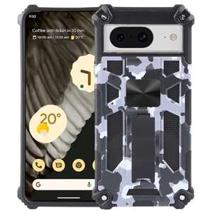 Outdoor H�lle f�r Google Pixel 8 PRO Camouflage Shockproof Schutz Armor Cover
