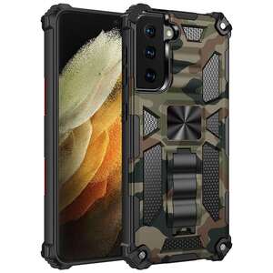 Outdoor H�lle f�r Samsung Galaxy S21 ULTRA Camouflage Shockproof PC Schutzcover