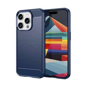 TPU H�lle f�r Apple iPhone 15 PRO Carbon Fiber Skin Brushed Schutzcover Case