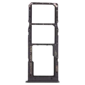 Dual Sim Tray f�r Samsung Galaxy A12 Karten Halter Fach Schlitten SD Card Slot