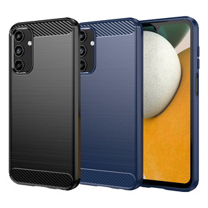 TPU H�lle f�r Samsung Galaxy A15 Carbon Fiber Skin Brushed Schutzcover Soft Case