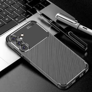 TPU H�lle f�r Samsung Galaxy A15 Carbon Fiber Muster Shockproof Back Cover Case