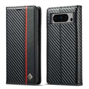 LC.IMEEKE Handy Tasche f�r Google Pixel 8 PRO Carbon Wallet Stripe H�lle Etui
