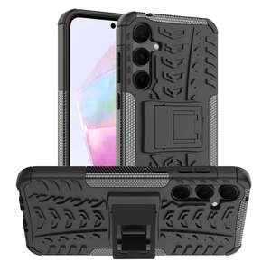 Outdoor H�lle f�r Samsung Galaxy A35 Tire Rutschfest Kickstand PC TPU Cover Case