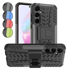 Outdoor H�lle f�r Samsung Galaxy A35 Tire Rutschfest Kickstand PC TPU Cover Case