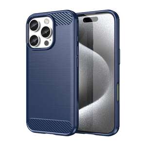 TPU H�lle f�r Apple iPhone 16 PRO Carbon Fiber Skin Brushed Schutzcover Case