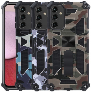Outdoor H�lle f�r Samsung Galaxy A14 Camouflage Shockproof Schutz Armor Cover