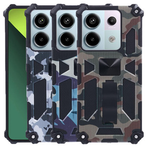 Outdoor H�lle f�r Xiaomi Redmi Note 13 PRO 5G Camouflage Shockproof TPU Cover