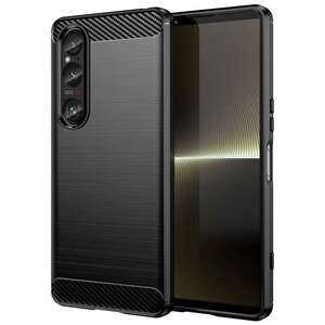 TPU H�lle f�r Sony Xperia 1 VI Carbon Fiber Skin Brushed Schutzcover Soft Case