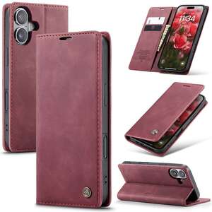 CASEME Handy Tasche f�r Apple iPhone 16 PLUS Wallet 013 Series H�lle Klapp Etui