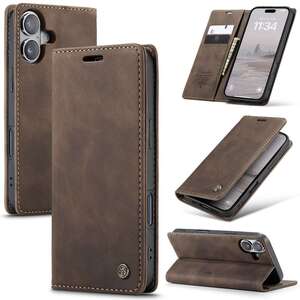 CASEME Handy Tasche f�r Apple iPhone 16 Wallet 013 Series Klapp H�lle Business
