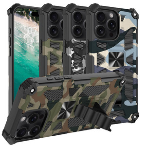 Outdoor H�lle f�r Apple iPhone 16 PRO MAX Camouflage Shockproof PC Schutzcover