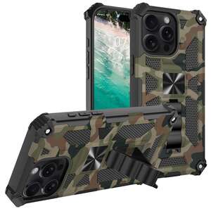 Outdoor H�lle f�r Apple iPhone 16 PRO Camouflage Shockproof Schutz Armor Cover